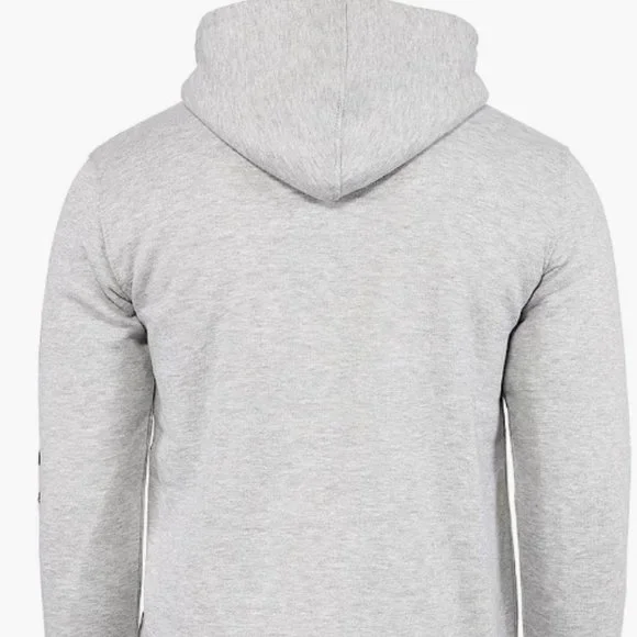 Spyder Men's Logo Full Zip Hoodie Grey Size SMALL - Picture 2 of 3